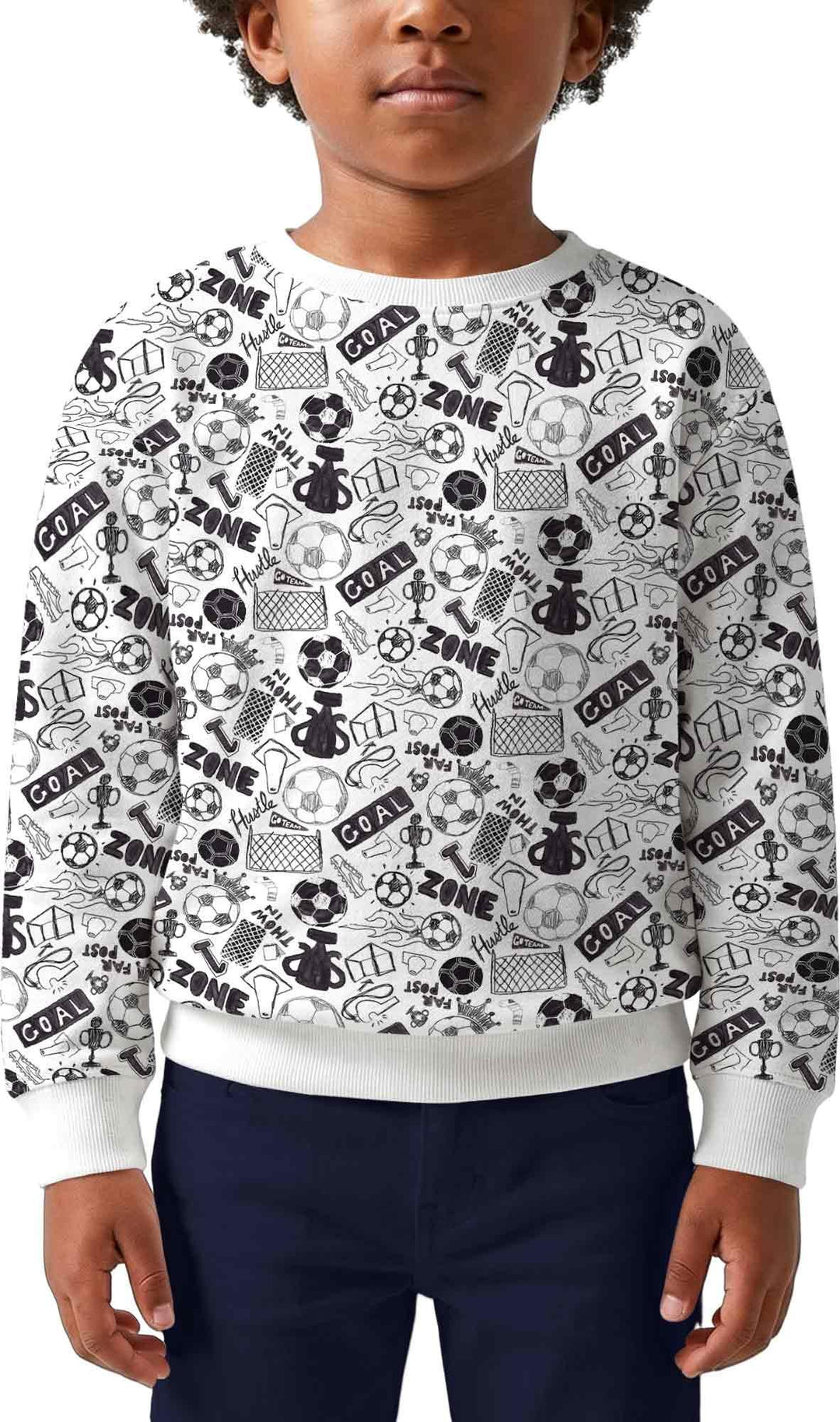 Sudadera de cuello redondo Bamboo Template
