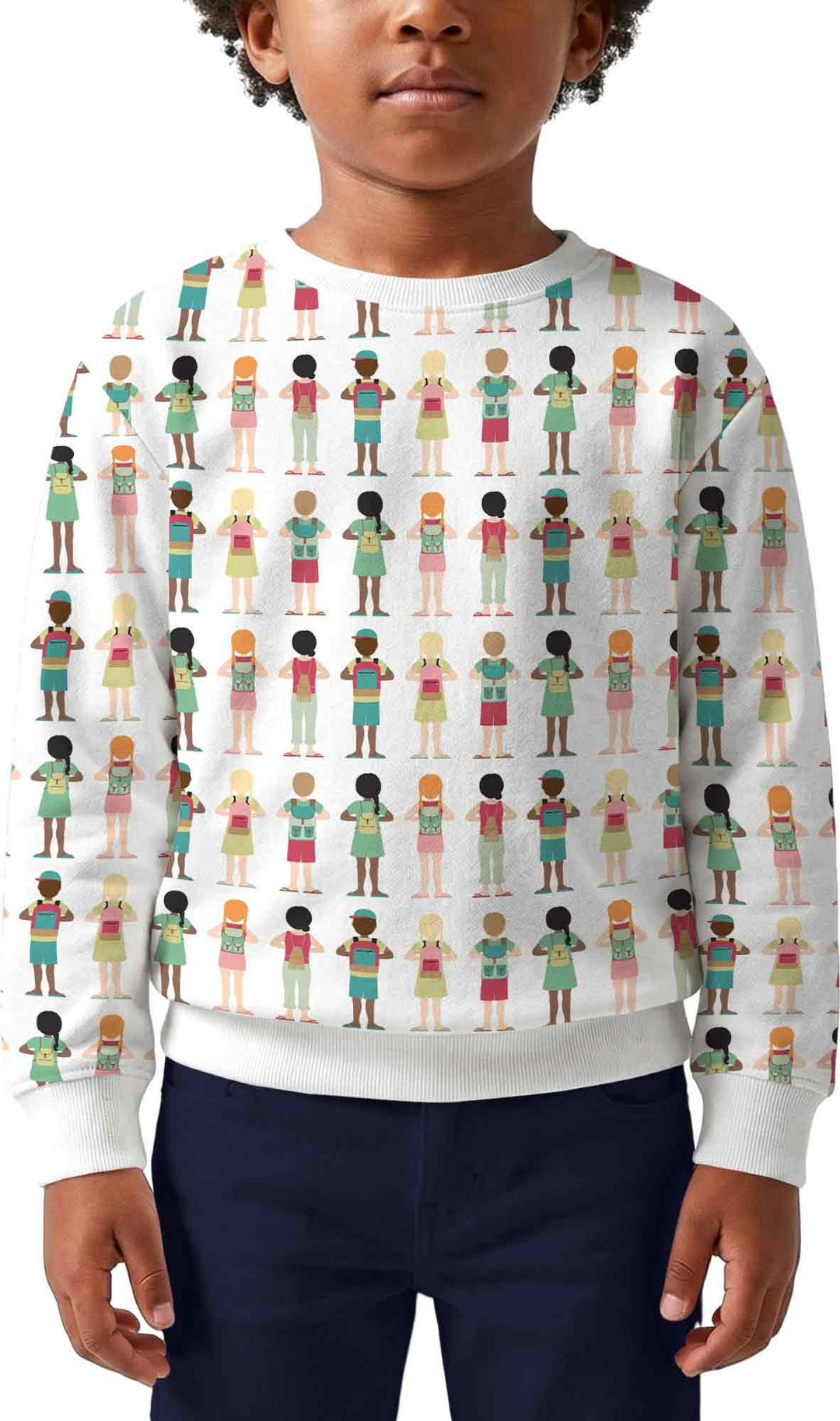 Little Friends Everywhere Bamboo Crewneck Sweatshirt