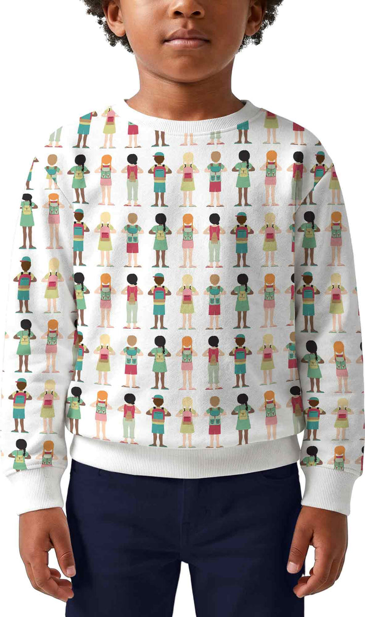 Little Friends Everywhere Bamboo Crewneck Sweatshirt