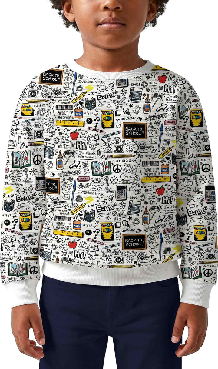Sweatshirt mit Rundhalsausschnitt aus Bambusfaser