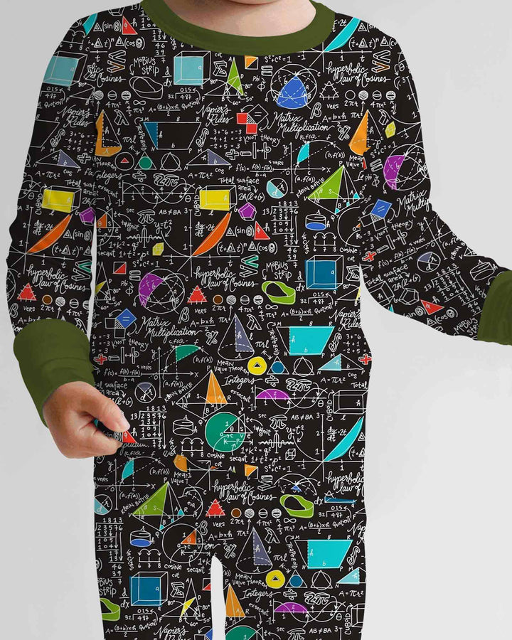 STEM Sketchbook Bamboo Two Piece Long Sleeve Pajama Set