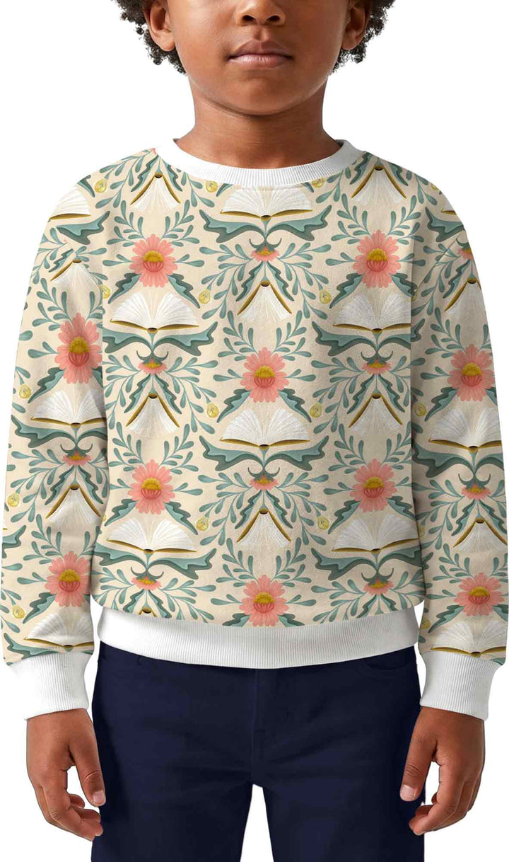 Sweatshirt mit Rundhalsausschnitt aus Bambusfaser