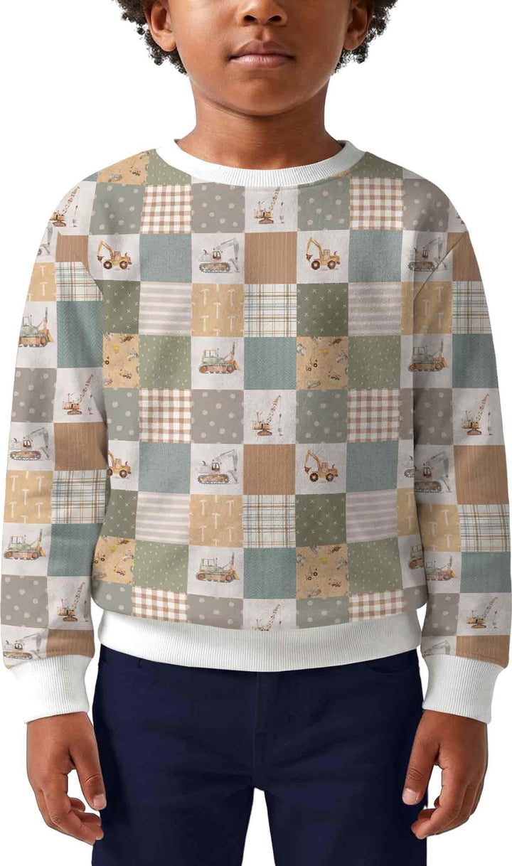 Sudadera de cuello redondo Bamboo Template