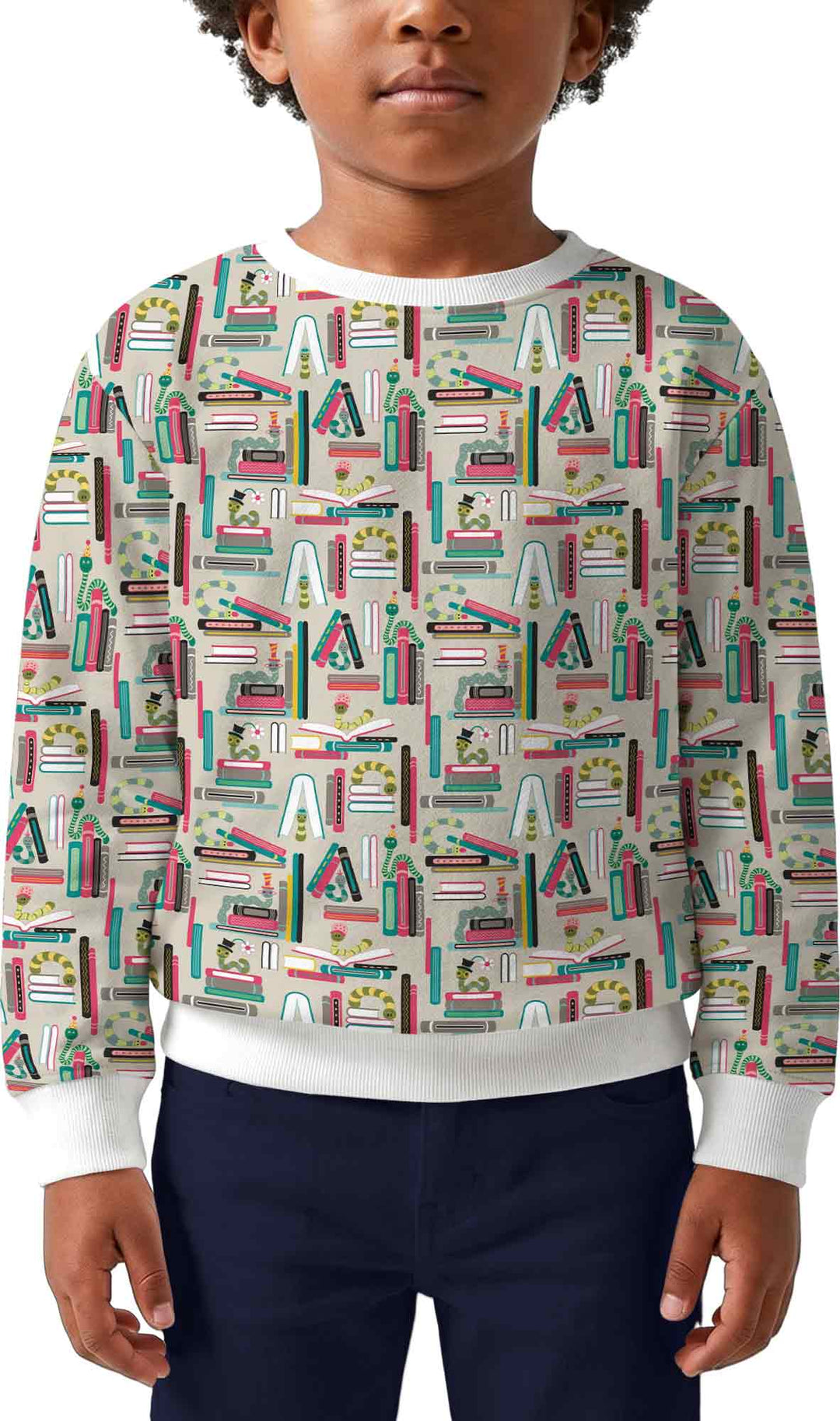 Sweatshirt mit Rundhalsausschnitt aus Bambusfaser