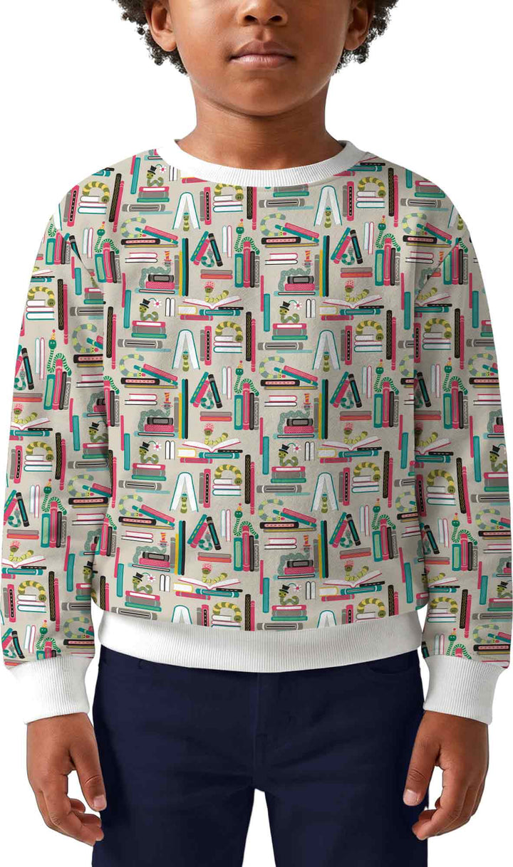 Sweatshirt mit Rundhalsausschnitt aus Bambusfaser
