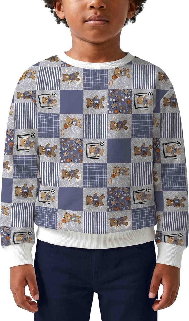 Game Day Teddy Bamboo Crewneck Sweatshirt
