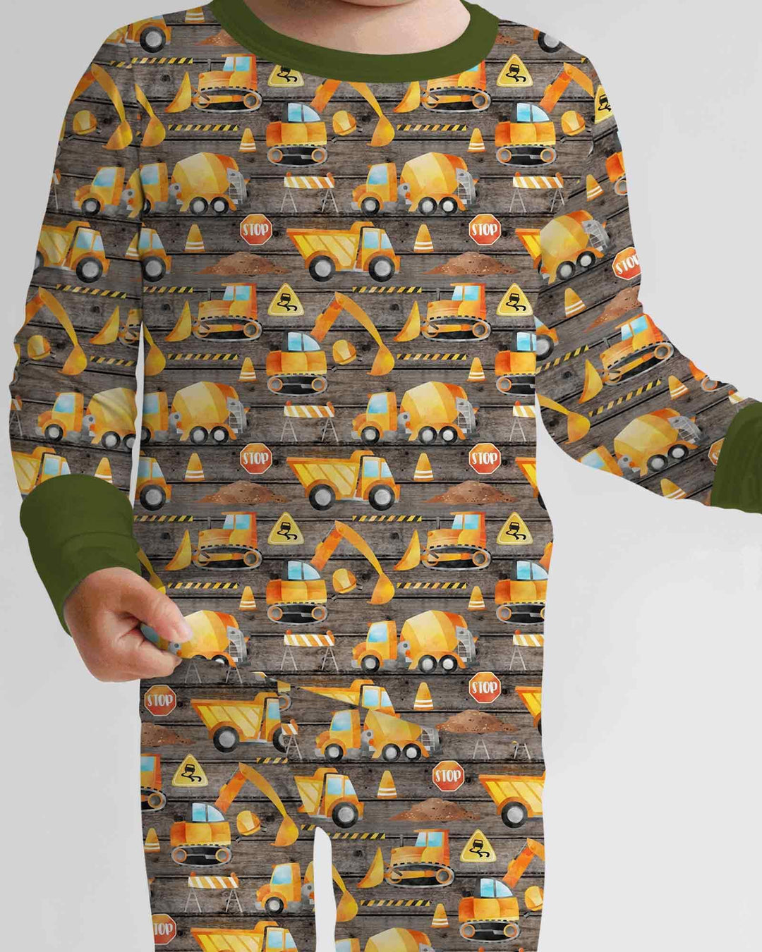 Conjunto de pijama de dos piezas de bambú con mangas largas, plantilla PERSONALIZADA