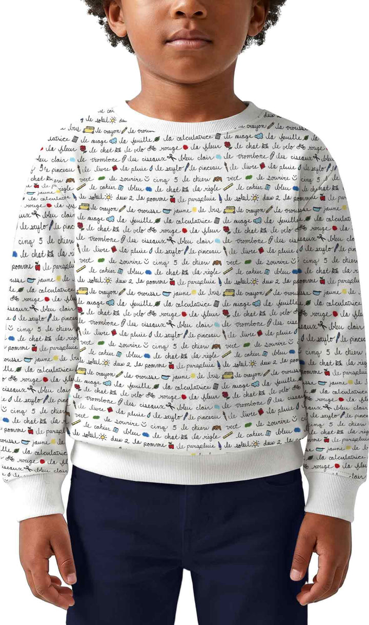 Sweatshirt mit Rundhalsausschnitt aus Bambusfaser