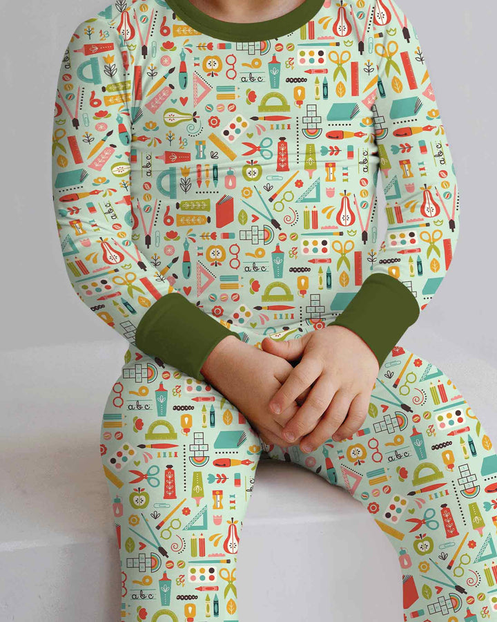 Creative Classroom Bamboo Two Piece Long Sleeve Pajama Set