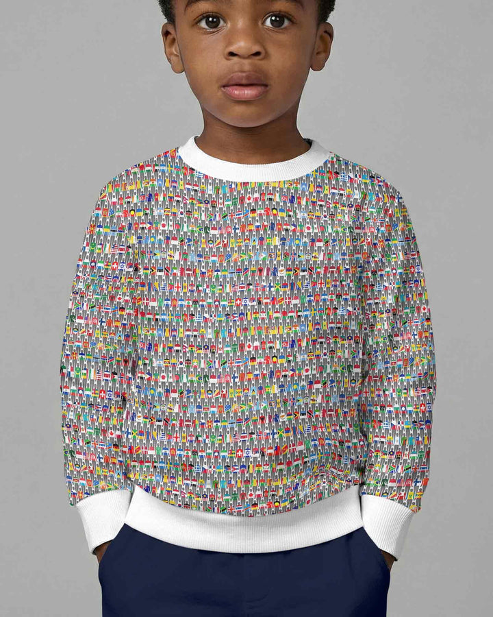 Sweatshirt mit Rundhalsausschnitt aus Bambusfaser
