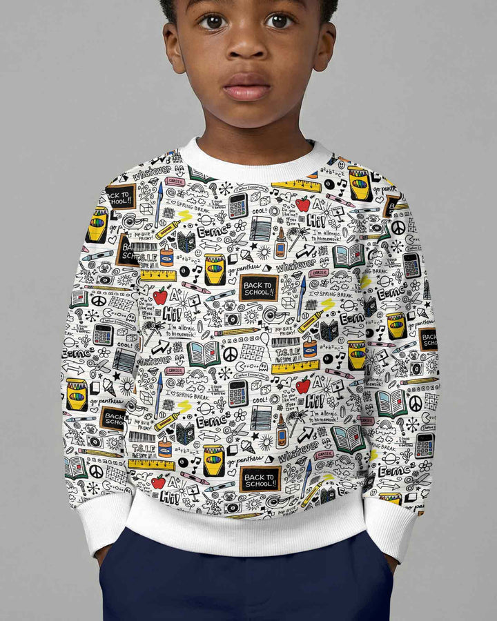 Sweatshirt mit Rundhalsausschnitt aus Bambusfaser