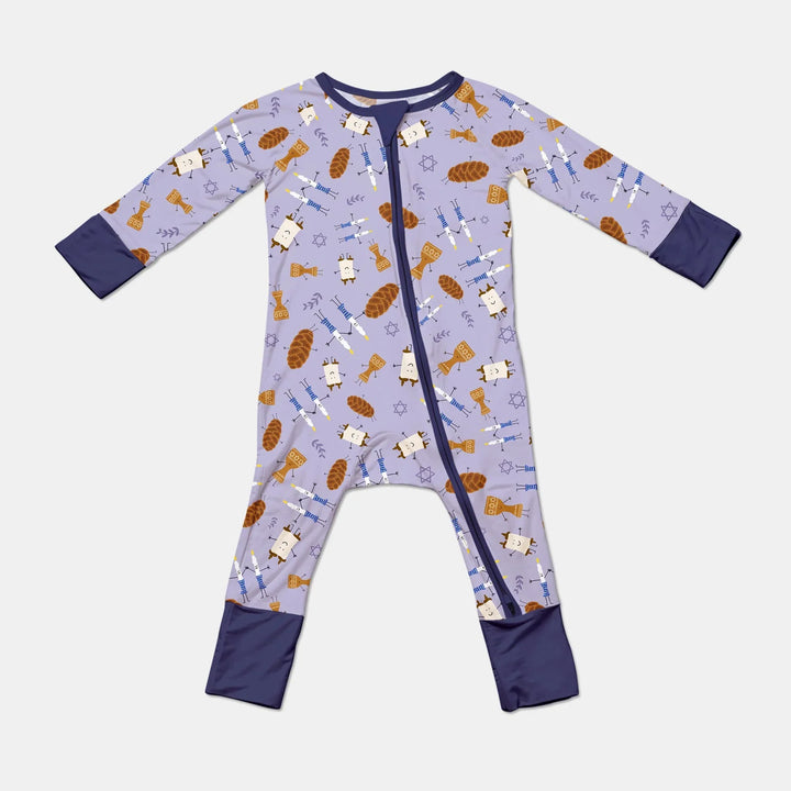 Shabbat Shalom Family Matching Convertible Zippy