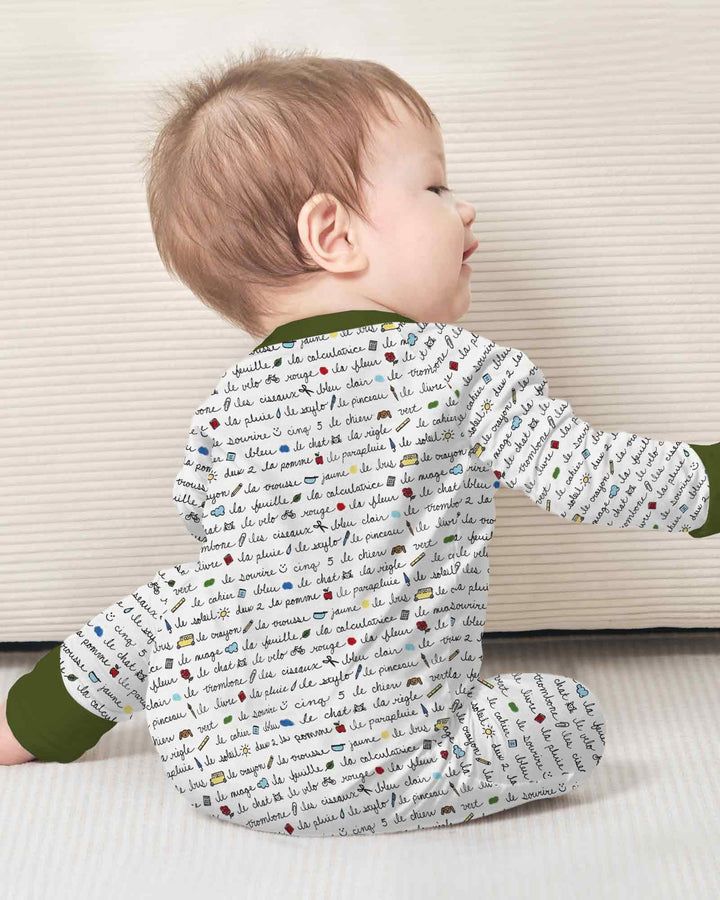 French Classroom Notes Bamboo Convertible Zippy