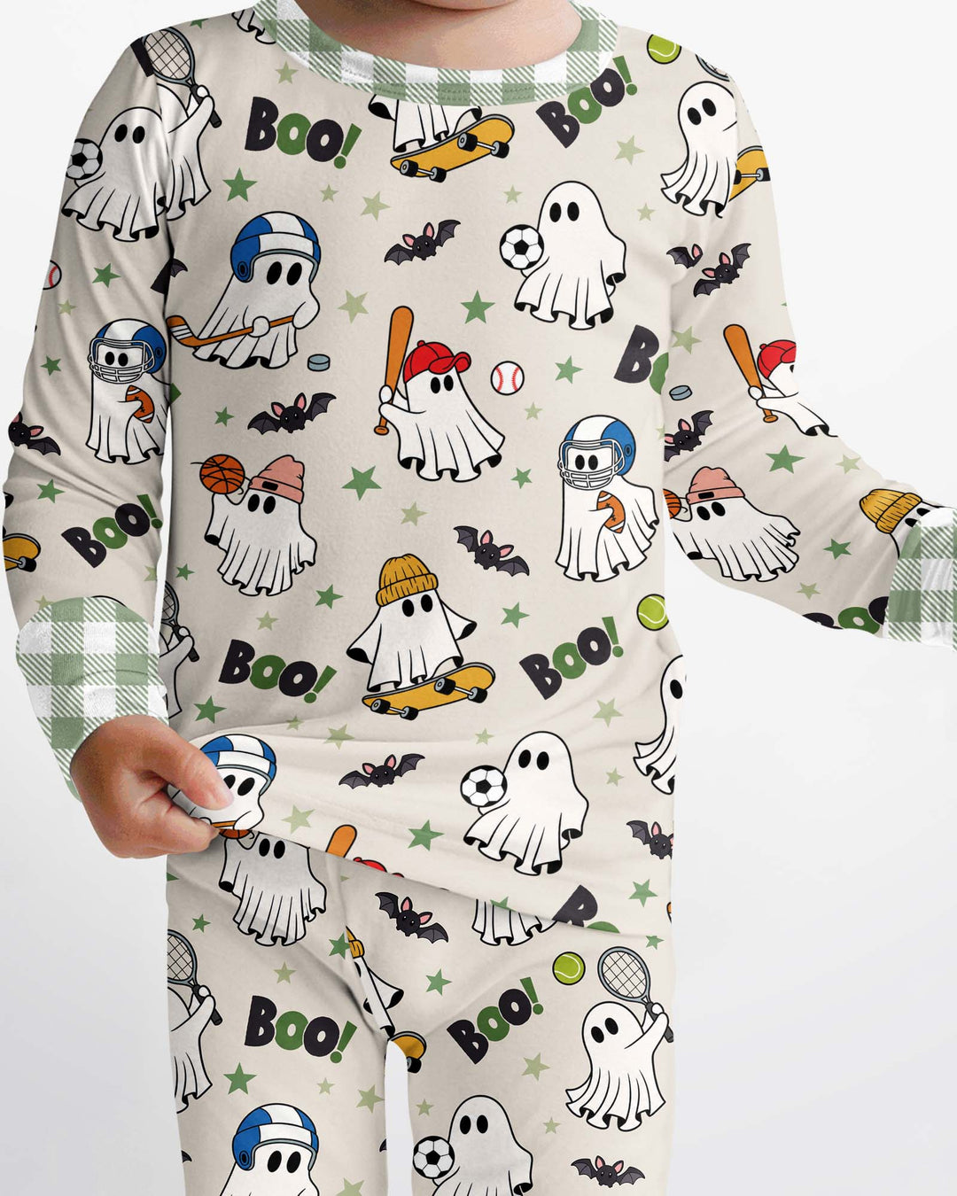 Blooming Boo Crew Bamboo Two Piece Long Sleeve Pajama Set