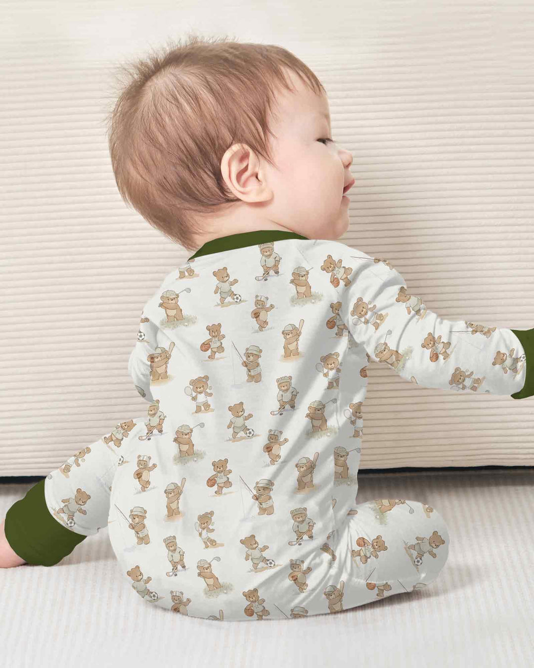 Gerippte Babykleidung mit individuellem Foto - Weich &amp; Skizzenhaft