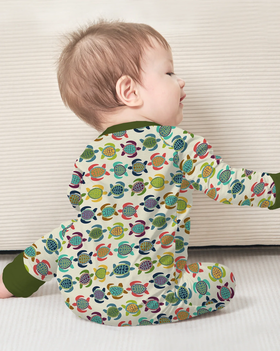 Happy Turtle Parade Bamboo Convertible Zippy