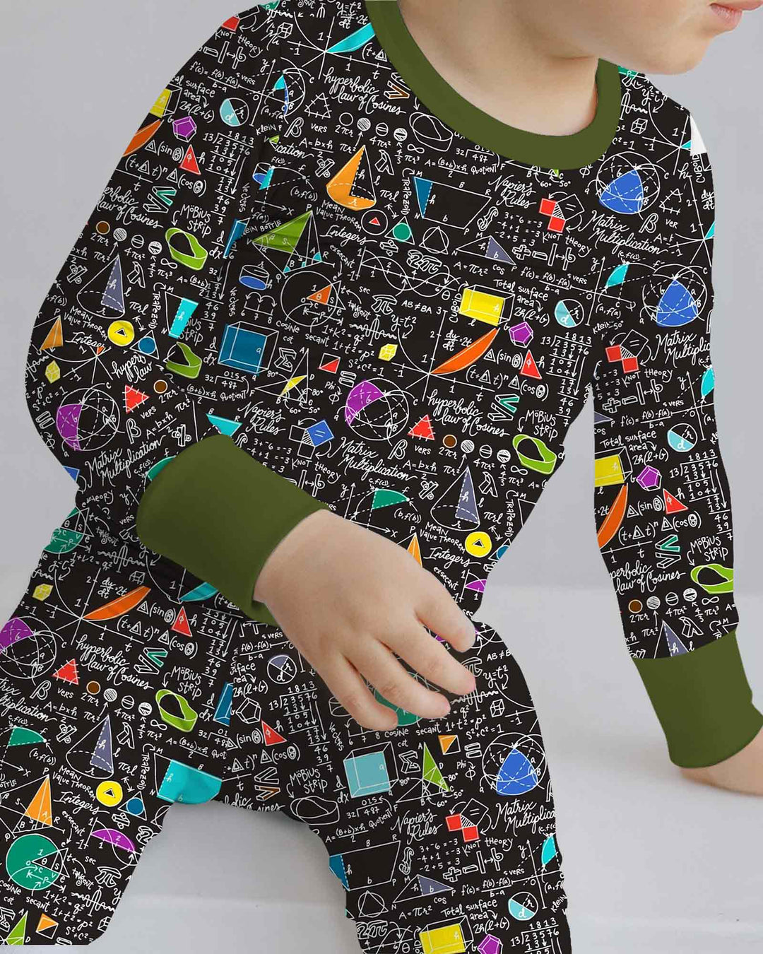 STEM Sketchbook Bamboo Two Piece Long Sleeve Pajama Set