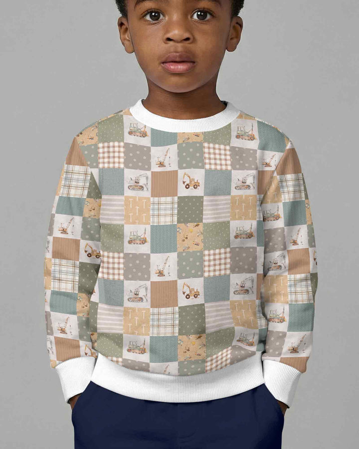 Sudadera de cuello redondo Bamboo Template