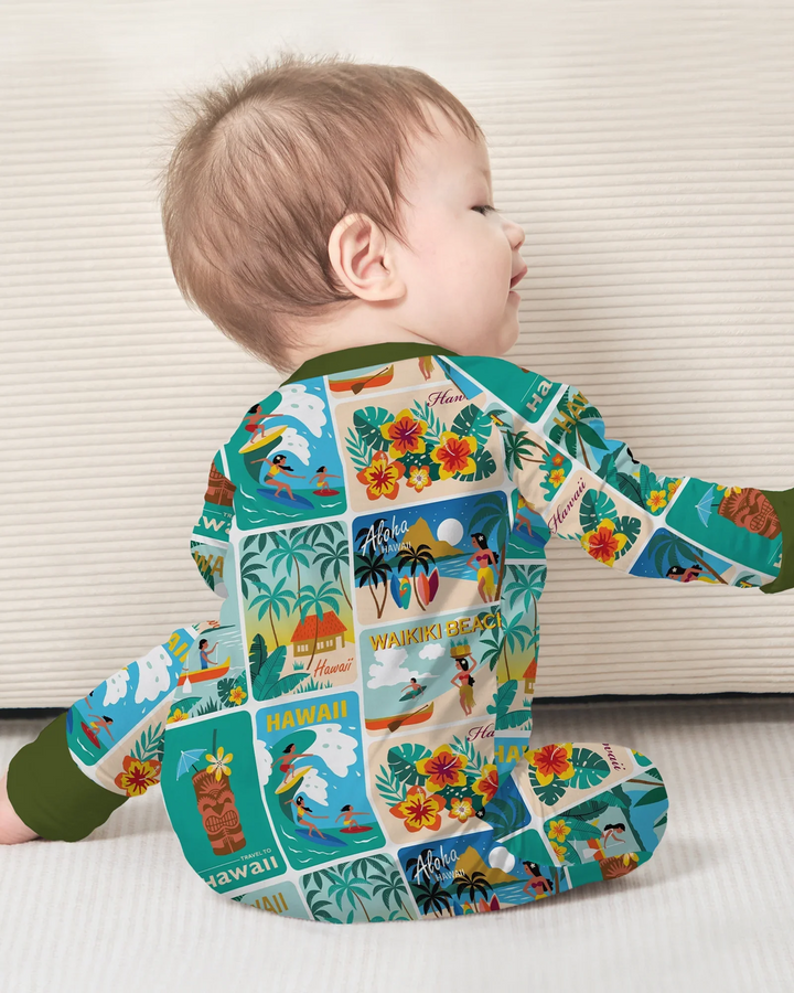 Aloha Postcard Paradise Bamboo Convertible Zippy