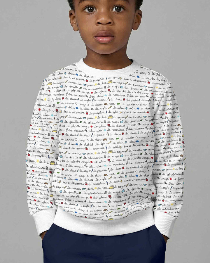 Sweatshirt mit Rundhalsausschnitt aus Bambusfaser