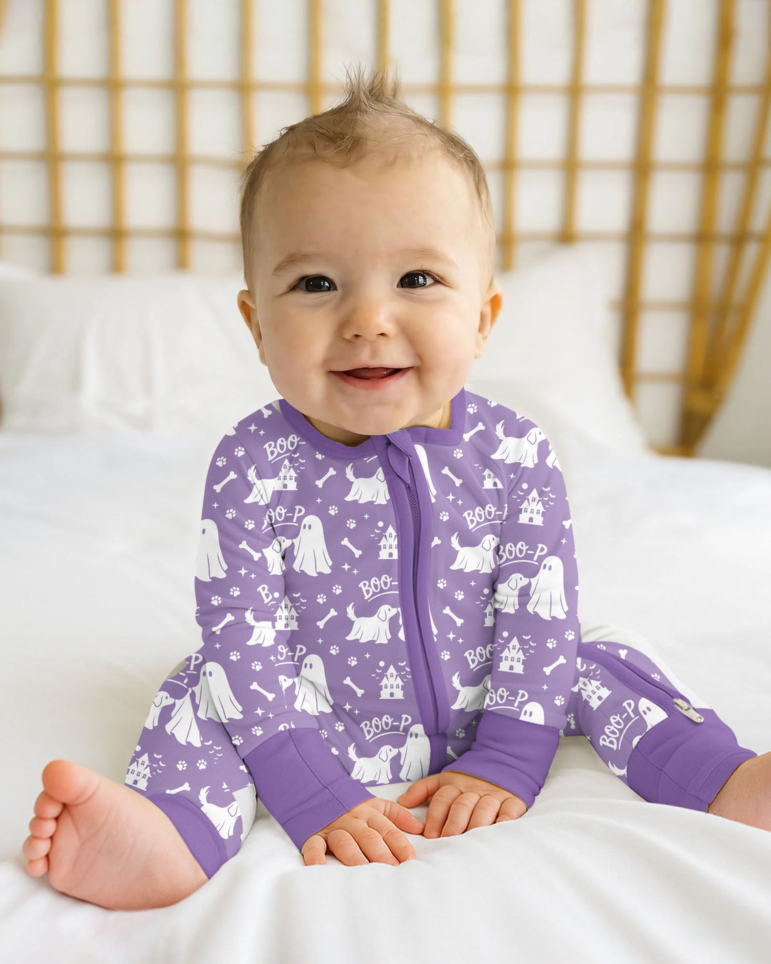 Boo-p Ghost Dog Bamboo Convertible Zippy