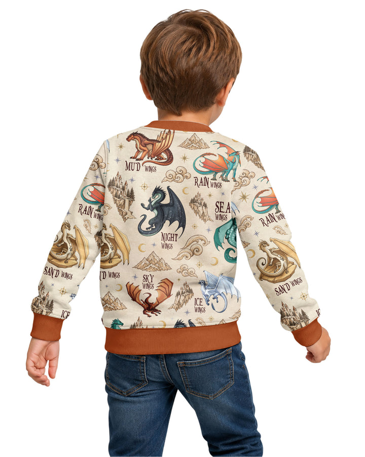 Elemental Dragons Bamboo Crewneck Sweatshirt
