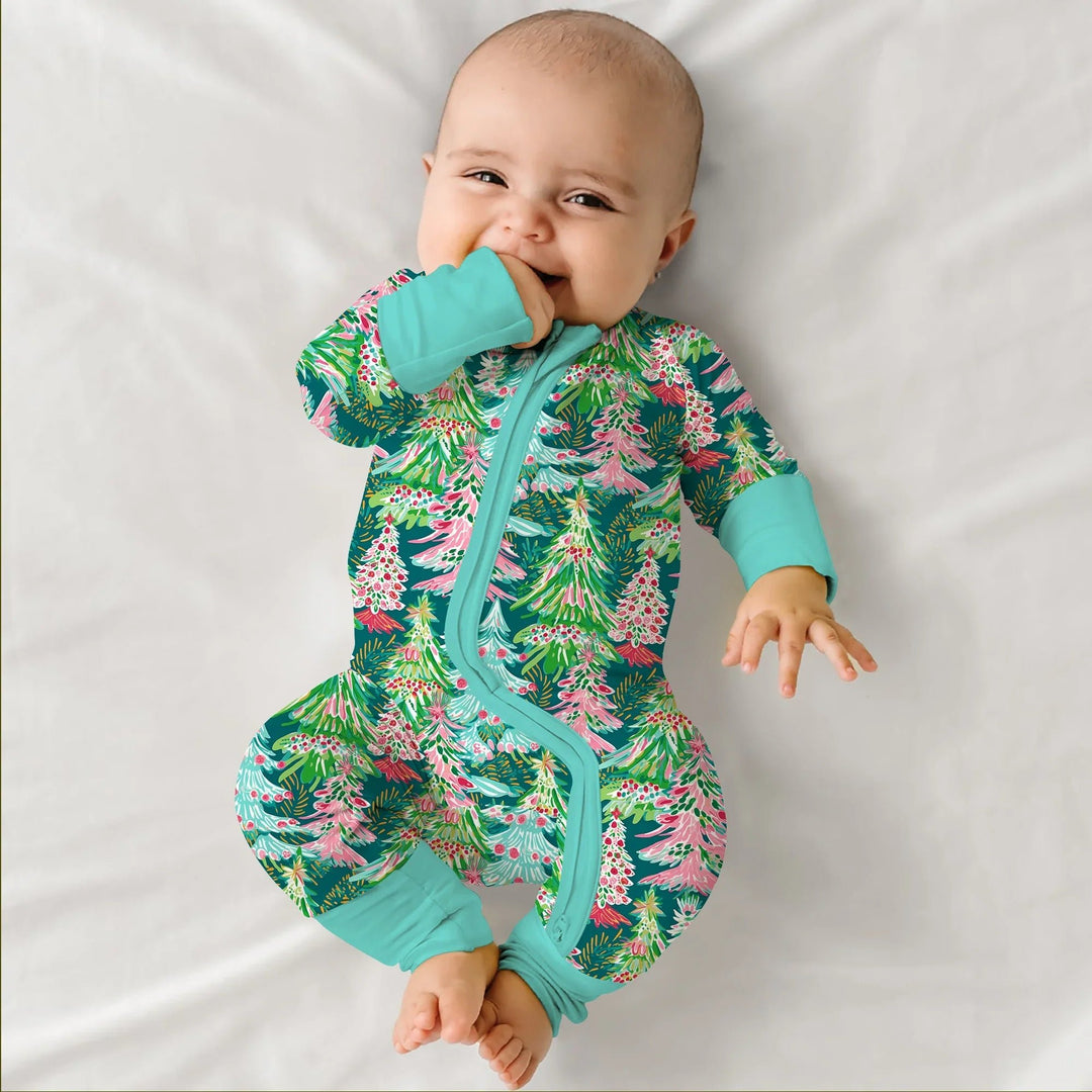 Brushstroke Merry Trees Convertible Zippy - Zumbamboo