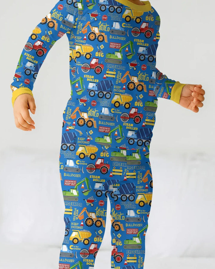 Build Your Own World Two Piece Long Sleeve Pajama Set - Zumbamboo