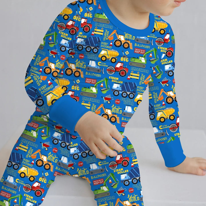 Build Your Own World Two Piece Long Sleeve Pajama Set - Zumbamboo