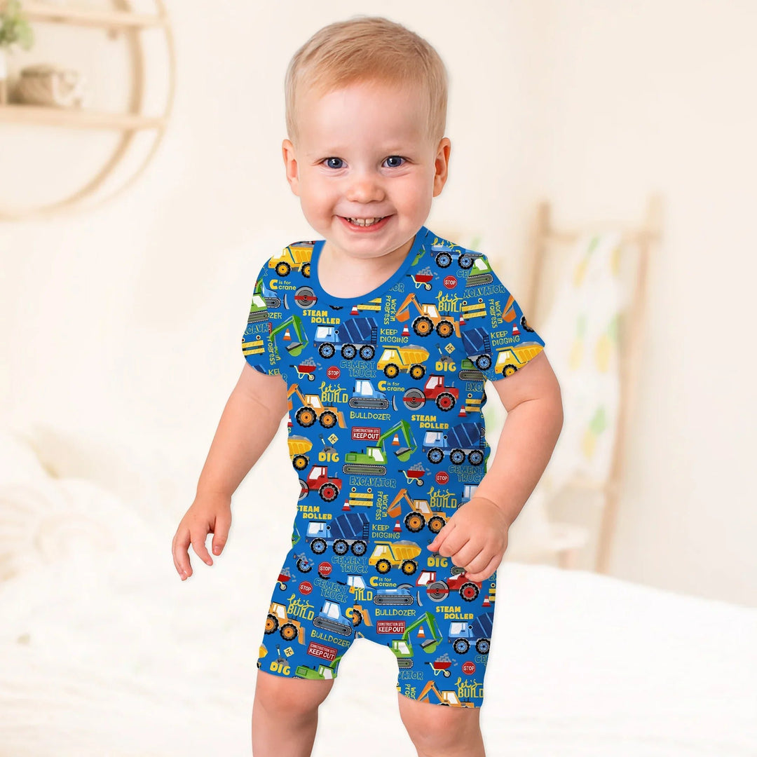 Build Your Own World Two Piece Short Sleeve Shorts Pajama Set - Zumbamboo