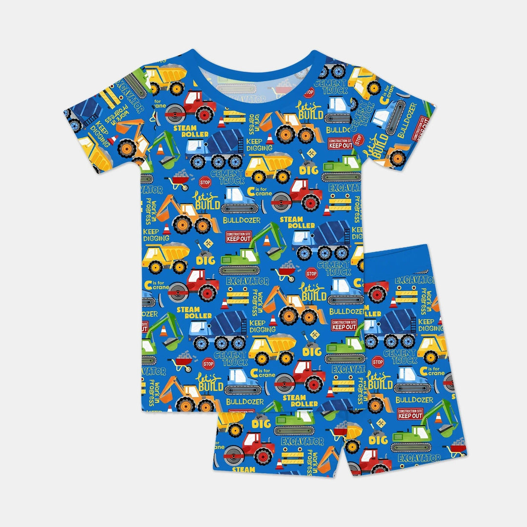 Build Your Own World Two Piece Short Sleeve Shorts Pajama Set - Zumbamboo