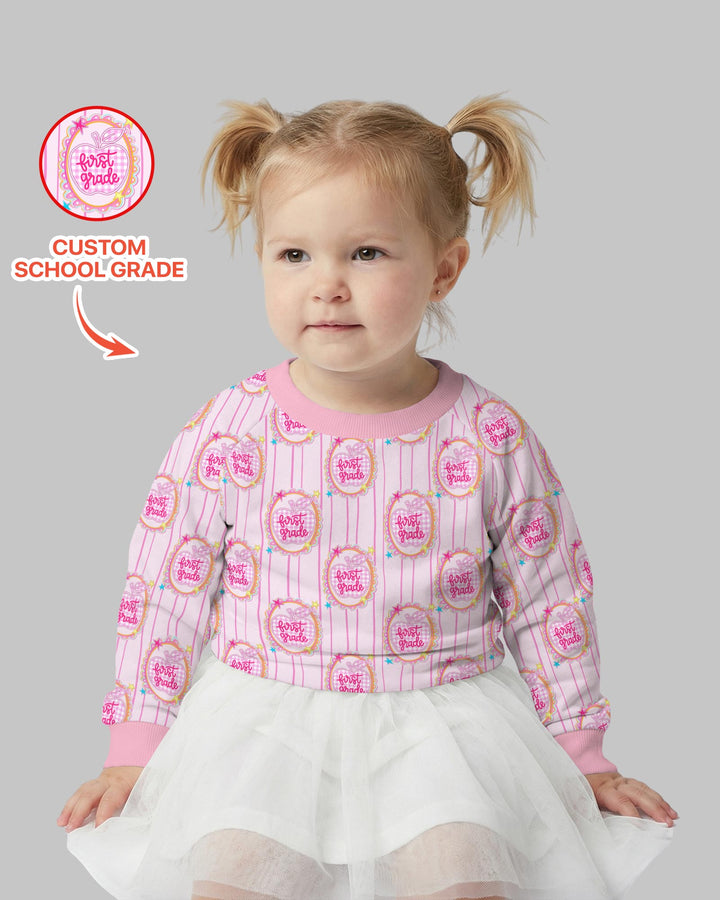 Sudadera de cuello redondo de bambú con plantilla personalizada