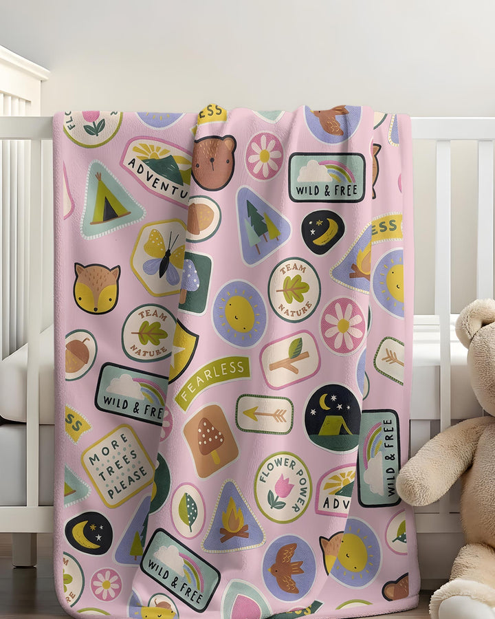 Little Explorer Bamboo Blanket