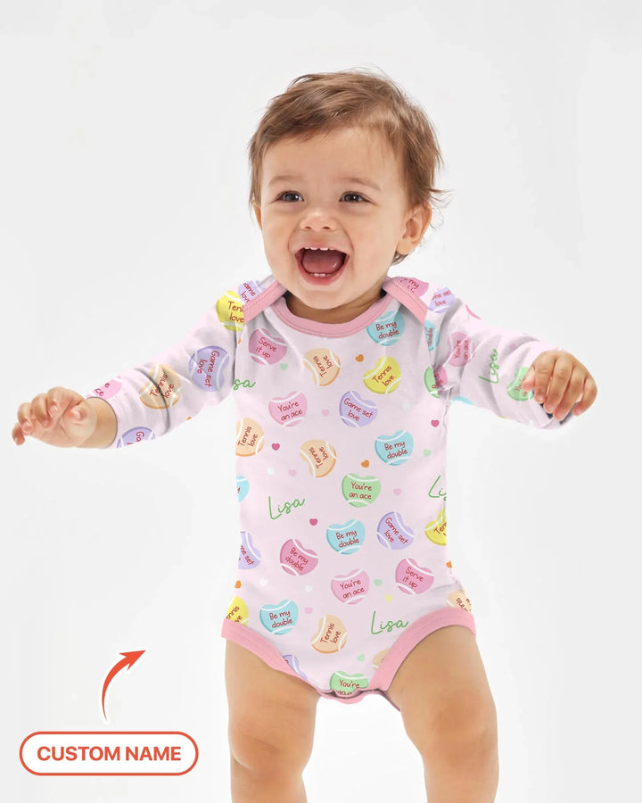 Gerippte Babykleidung mit individuellem Foto - Weich &amp; Skizzenhaft