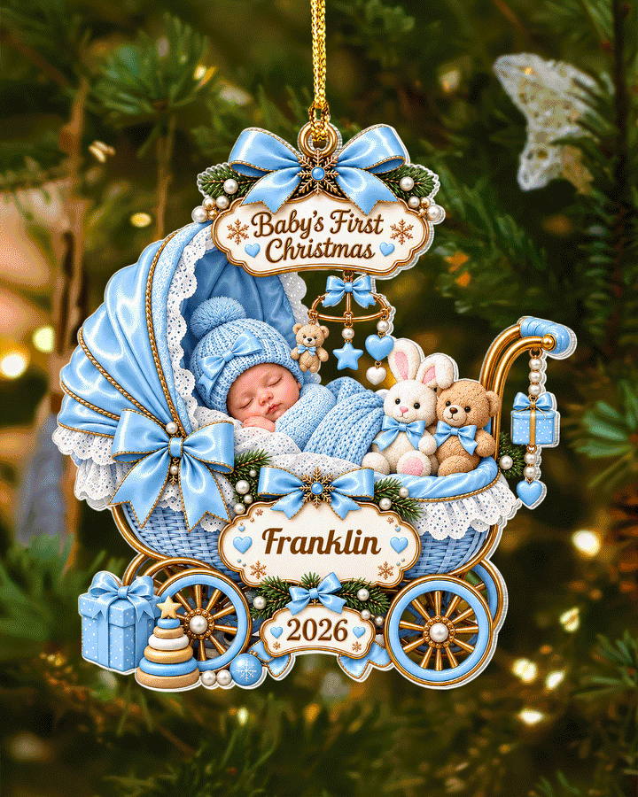 First Christmas 2026 - Personalized Acrylic Ornament