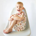 Christmas Cowboy Teddy Two Piece Short Sleeve Shorts Pajama Set , Christmas Cowboy Teddy Two Piece Short Sleeve Shorts Pajama Set - 12-18M