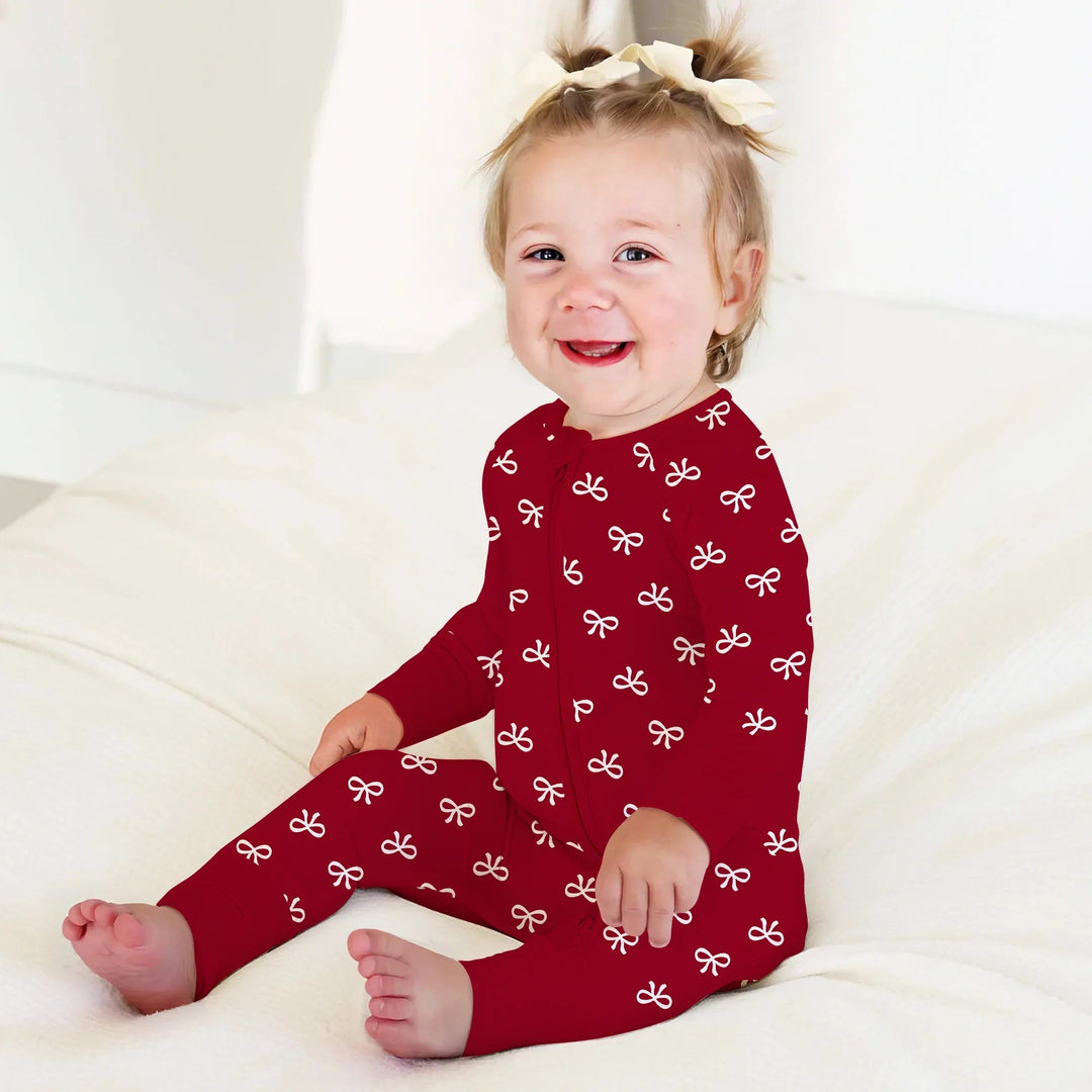 Christmas Cute Bows Convertible Zippy - Zumbamboo