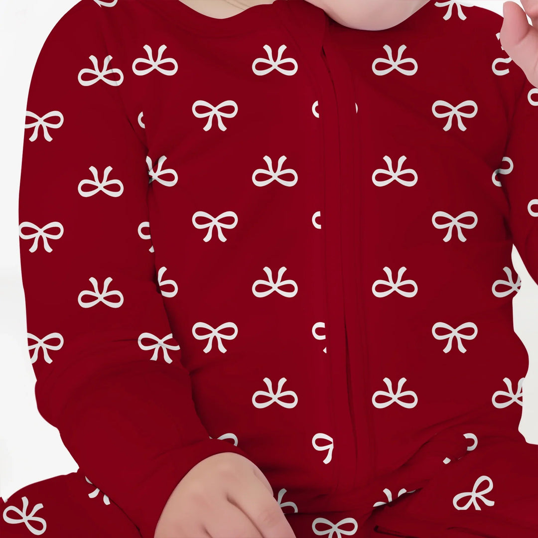 Christmas Cute Bows Convertible Zippy - Zumbamboo