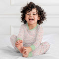 Christmas Friendship Bracelet Two Piece Long Sleeve Pajama Set , Christmas Friendship Bracelet Two Piece Long Sleeve Pajama Set - 12-18M