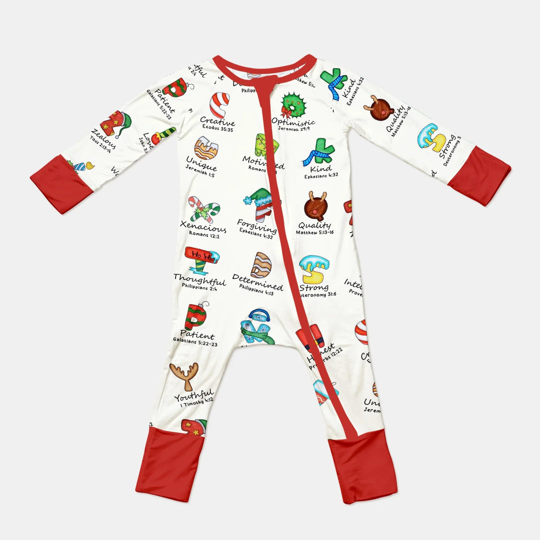 Christmas God Say I Am Alphabet Convertible Zippy - Zumbamboo