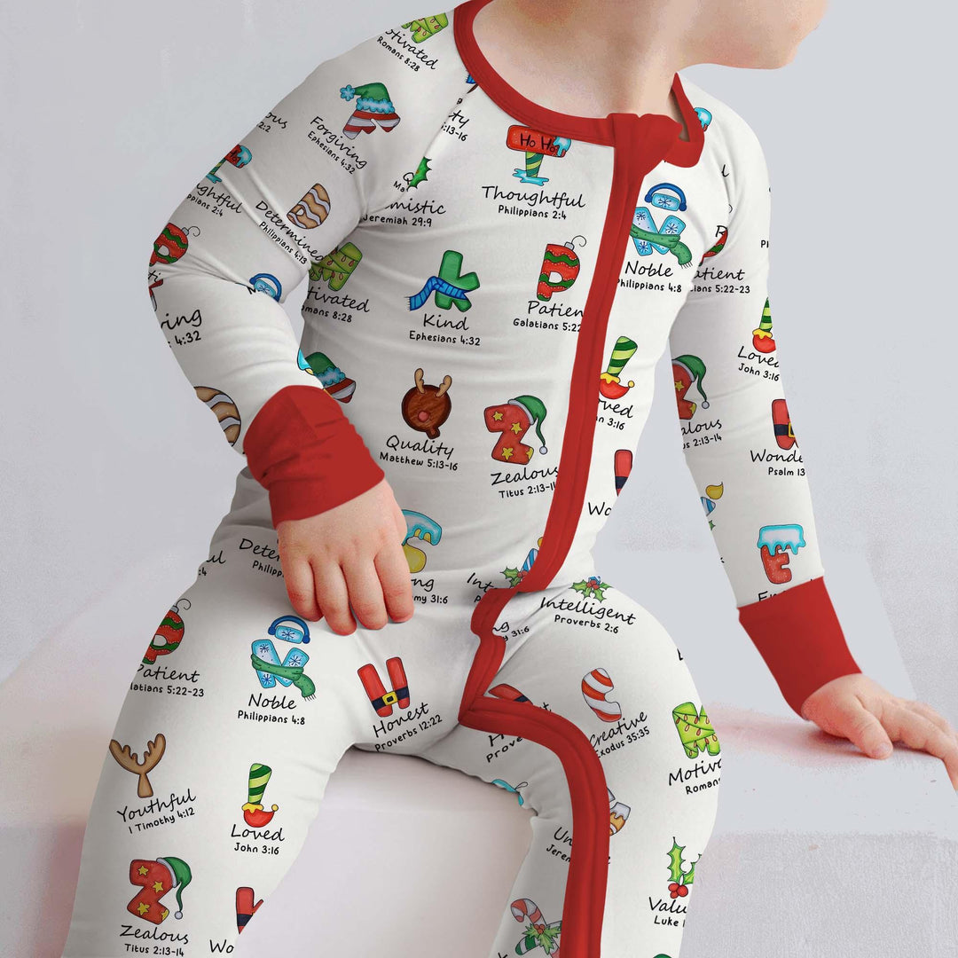 Christmas God Say I Am Alphabet Convertible Zippy - Zumbamboo