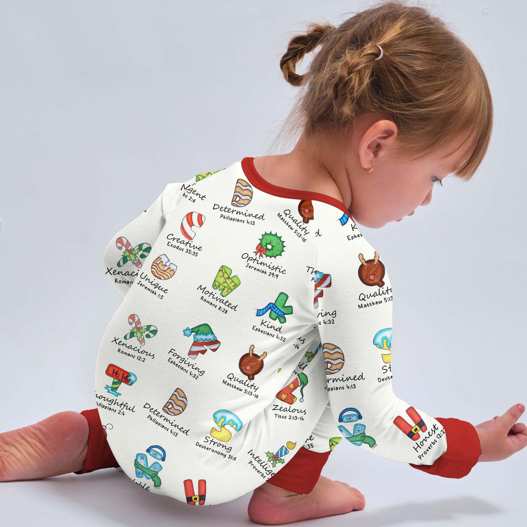 Christmas God Say I Am Alphabet Convertible Zippy - Zumbamboo