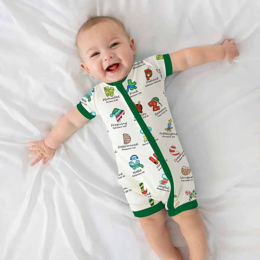 Christmas God Say I Am Alphabet Shorty Zippy - Zumbamboo