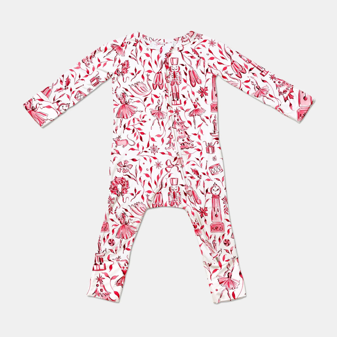 Christmas Nutcracker Toile Convertible Zippy - Zumbamboo