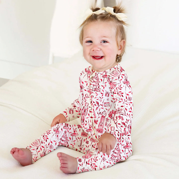 Christmas Nutcracker Toile Convertible Zippy - Zumbamboo