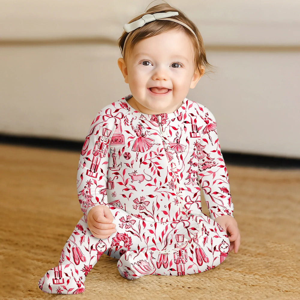 Christmas Nutcracker Toile Convertible Zippy - Zumbamboo