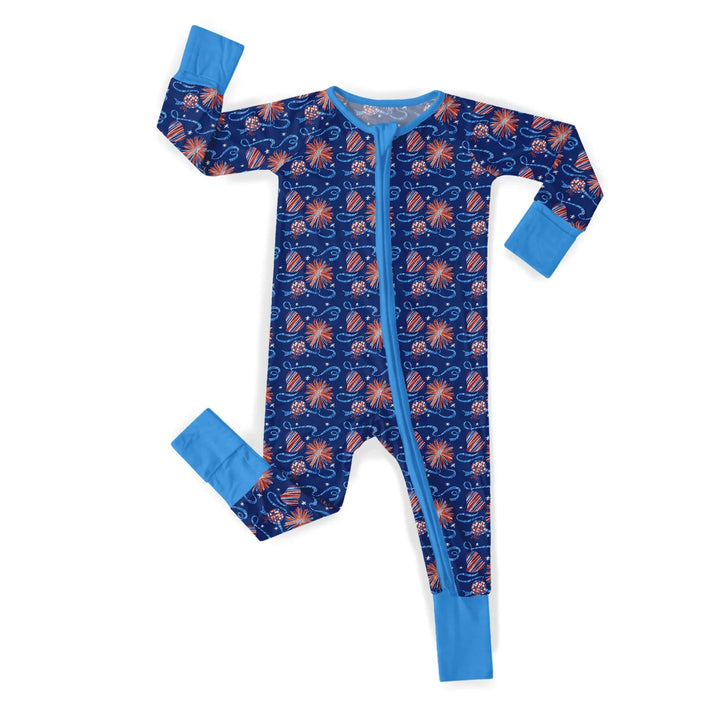 Christmas Silent Night Convertible Zippered Romper - Zumbamboo