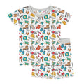 Construction Tools Two Piece Short Sleeve Shorts Pajama Set , Construction Tools Two Piece Short Sleeve Shorts Pajama Set - 12-18M