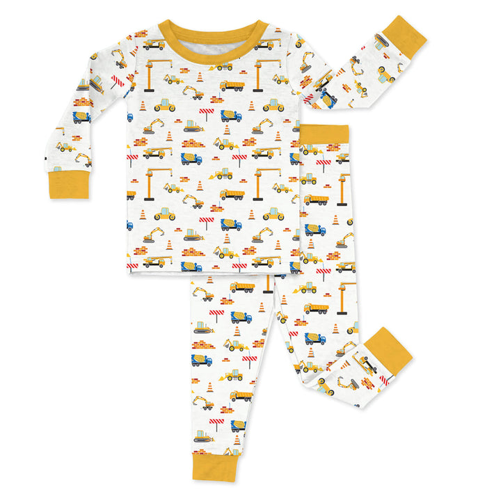 Construction Two Piece Pajama Set