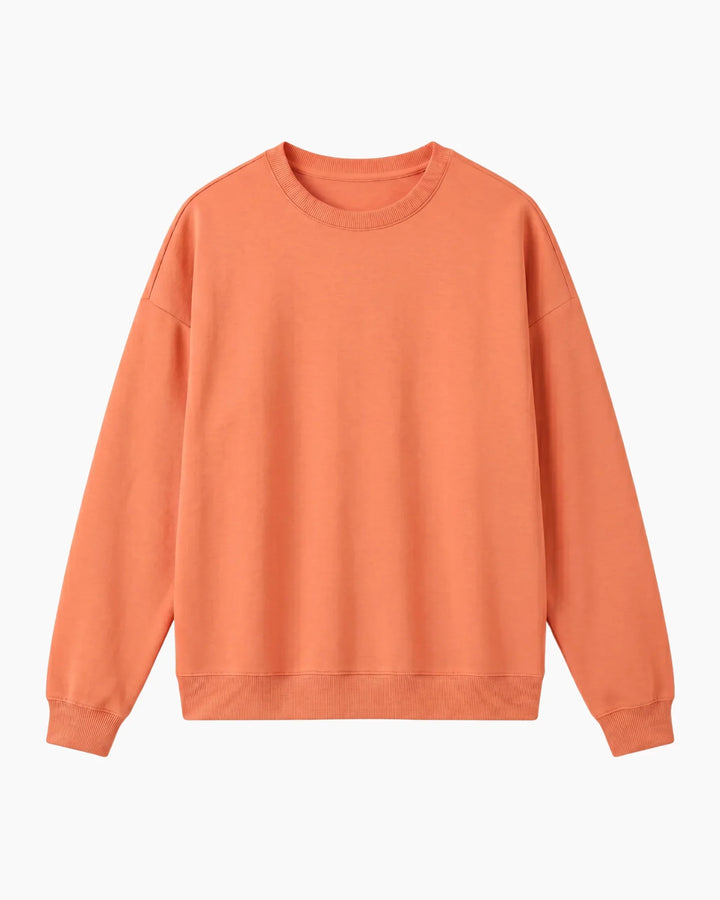 Solid Color Bamboo Adult Crewneck Sweatshirt